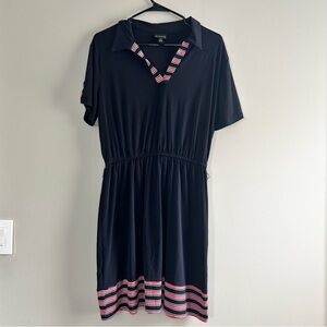 Enfocus Studio Dress with collared V-neckline